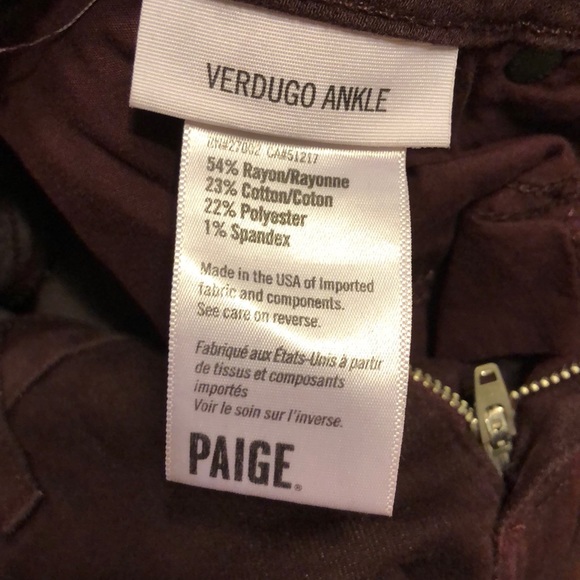 Paige Verdugo Ankle pants. Size 27 - Picture 4 of 9